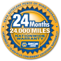 24 Months, 24,000 Miles Nationwide Warranty